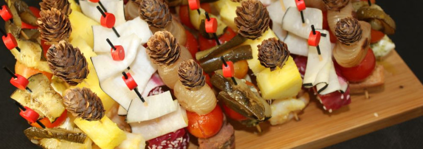 Les minis brochettes salées 