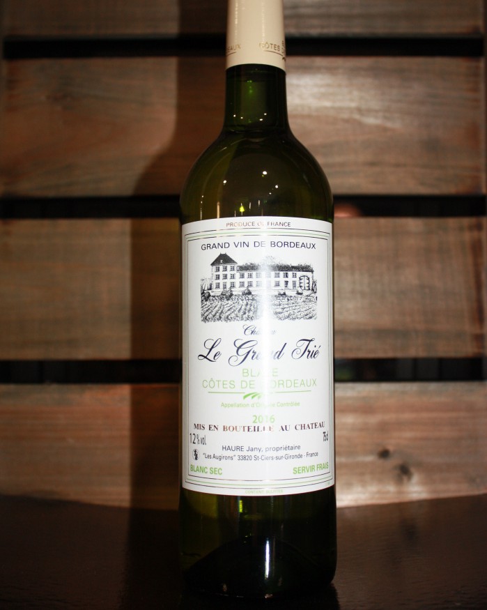 CHATEAU LE GRAND TRIE BLANC AOC