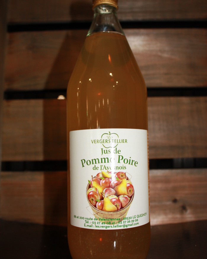 JUS DE POMME ET POIRE TELLIER