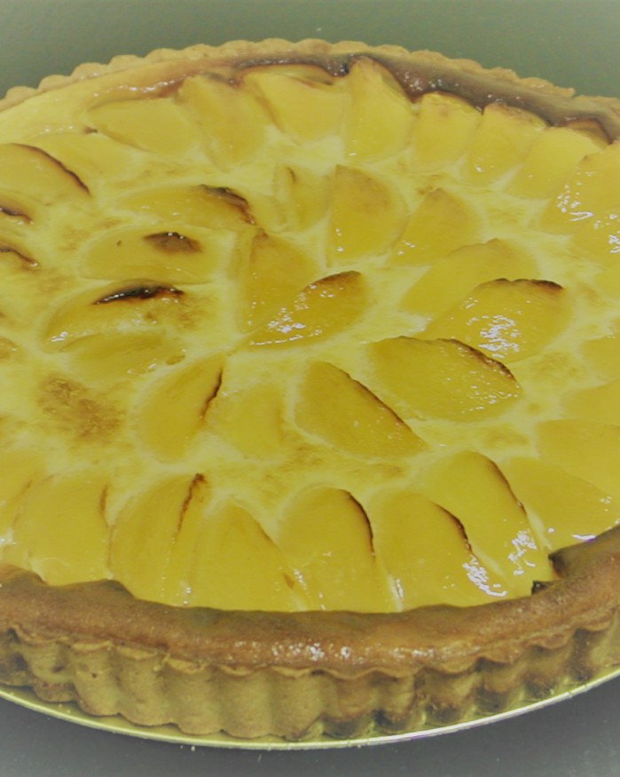 TARTE BERGERE PECHES 8 PERS