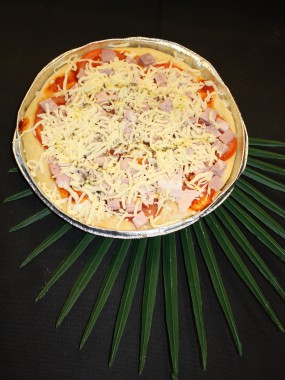 Pizza jambon fromage 27 cm