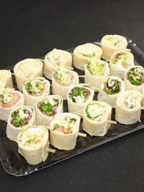 Mini wraps : Assortiment de 20 pièces