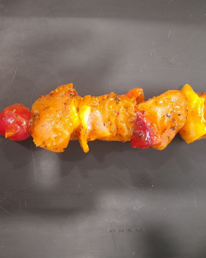 Brochette de volaille marinée