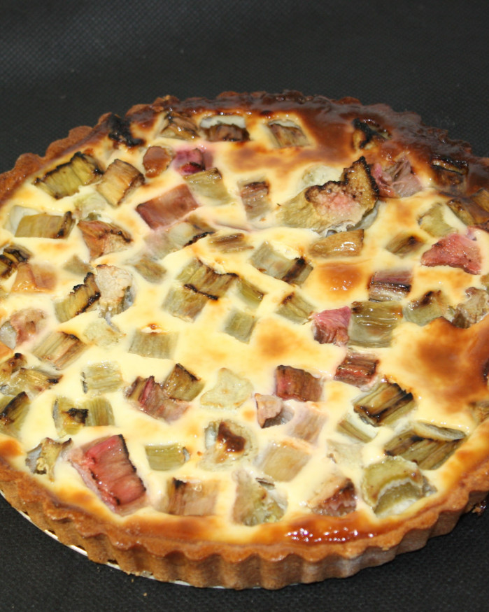 TARTE RHUBARBE 8 PERS