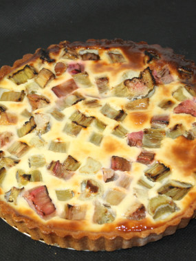 TARTE RHUBARBE 8 PERS