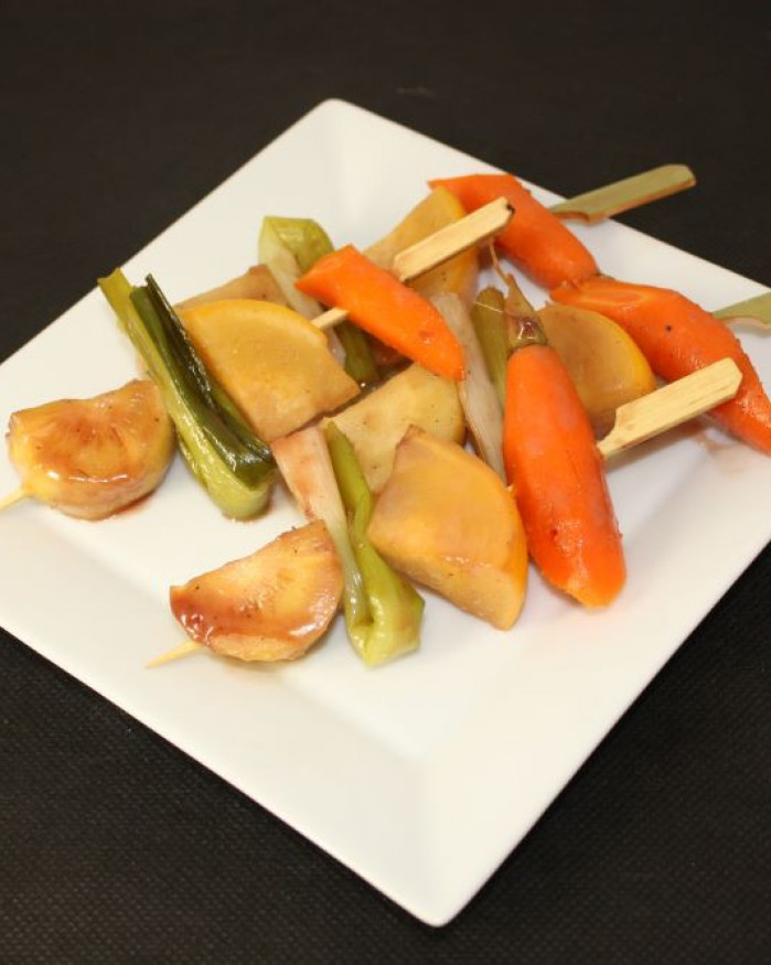 4 pièces - Brochette de légumes