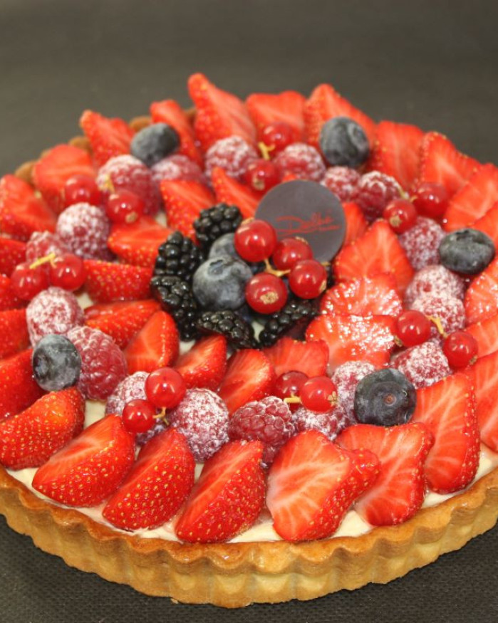 TARTE FRUITS ROUGES MOUSSELINE 6 PERS