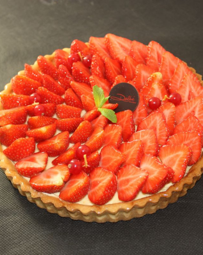 TARTE FRAISES MOUSSELINE 6 PERS