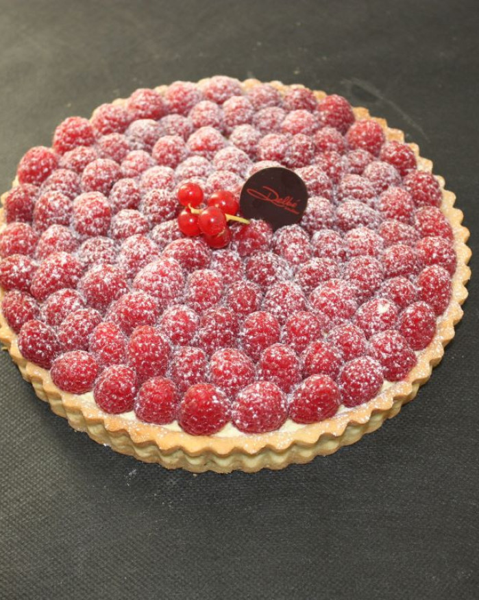 TARTE FRAMBOISE FRAICHE MOUSSELINE 8 PERS