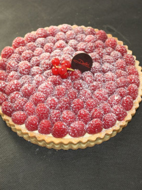 TARTE FRAMBOISE FRAICHE MOUSSELINE 8 PERS