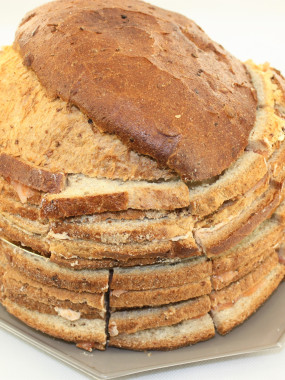 Pain céréales rillettes de saumon