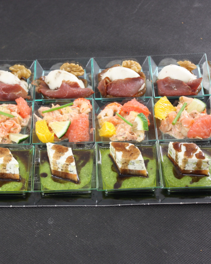 MISE EN BOUCHES PLATEAU DE 12 PCS
