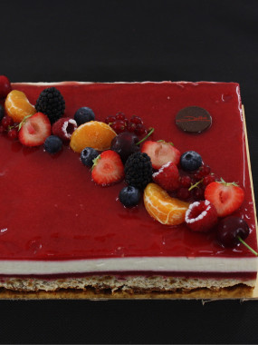 ENTREMETS FRAISES MASCARPONE 8 PERS