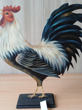Coq Métal 41 cm