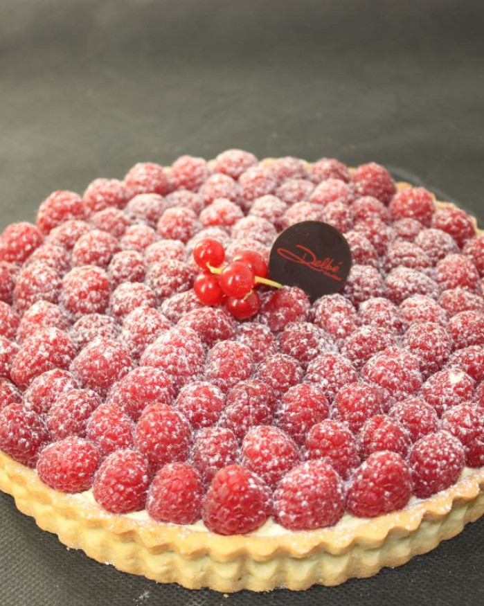 TARTE FRAMBOISE FRAICHE MOUSSELINE 8 PERS