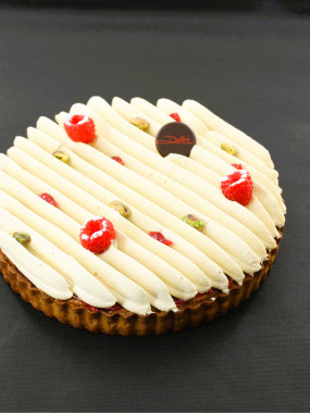TARTE PISTACHE FRAMBOISE 6 PERS