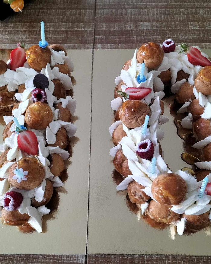 ST HONORE ANNIVERSAIRE CHIFFRE