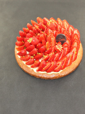 Sablé Breton rond fraises 6 pers