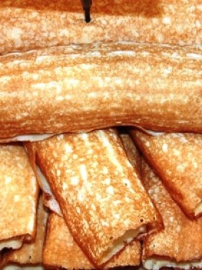 Crêpe saumon poireaux (2 pcs)