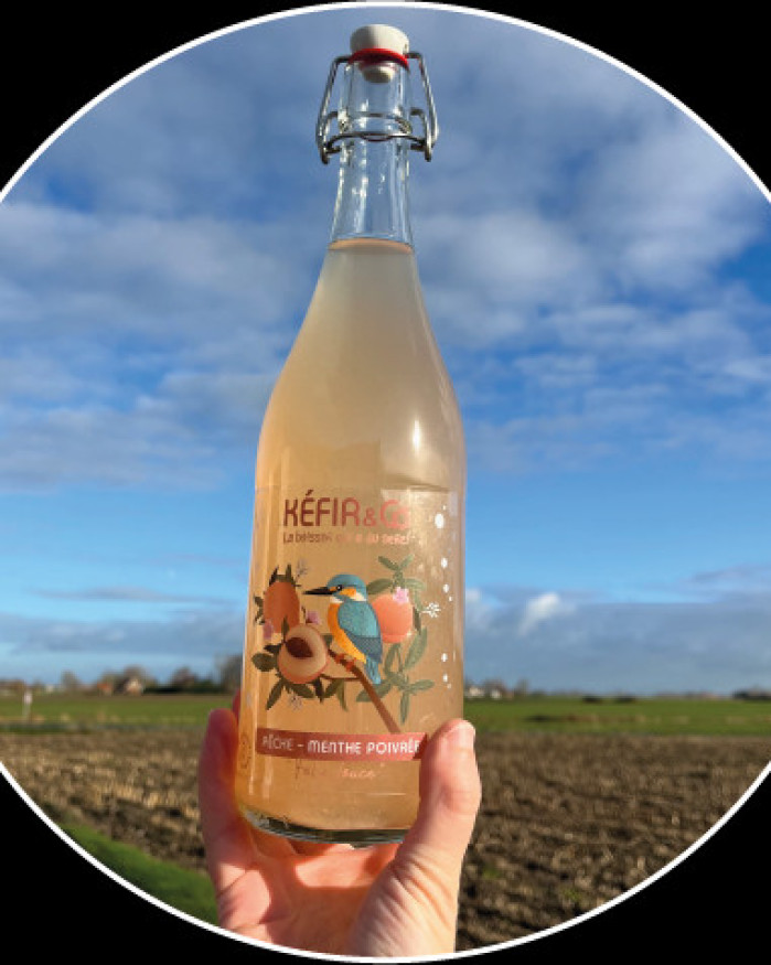 KEFHIR PECHE MENTHE POIVREE 33 CL