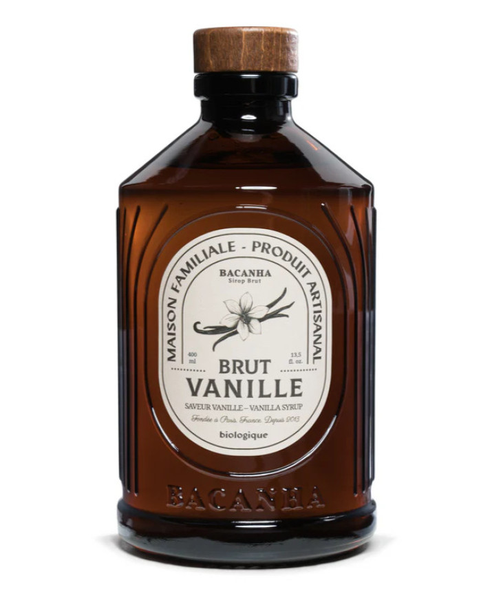 Sirop Vanille Brut Biologique BACANHA
