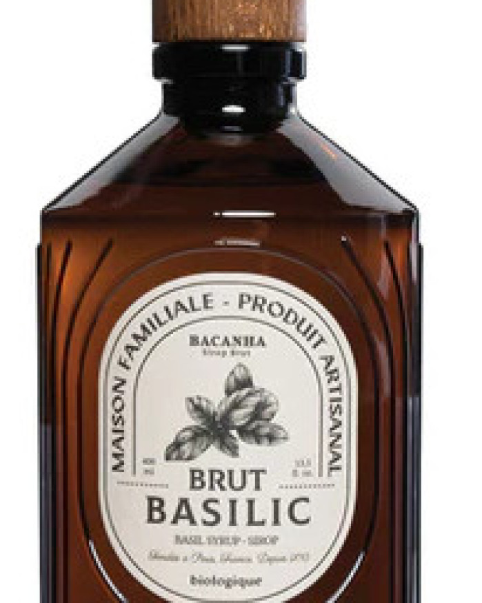Sirop Basilic Brut Biologique BACANHA