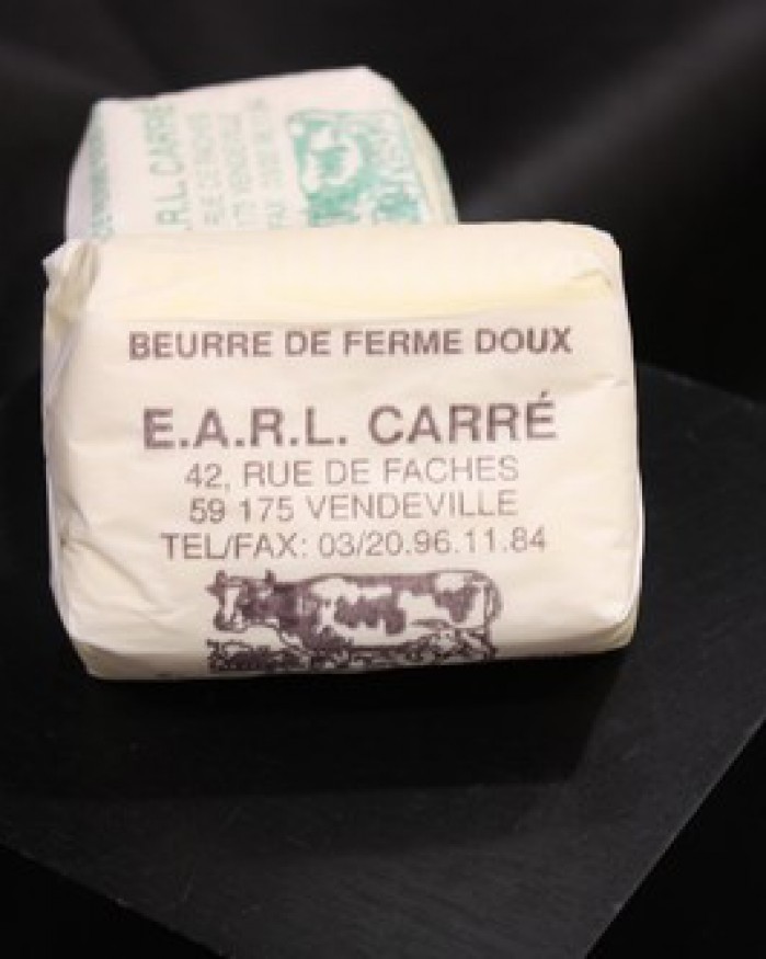 Beurre de ferme doux 250 gr