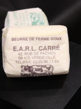 Beurre de ferme doux 250 gr