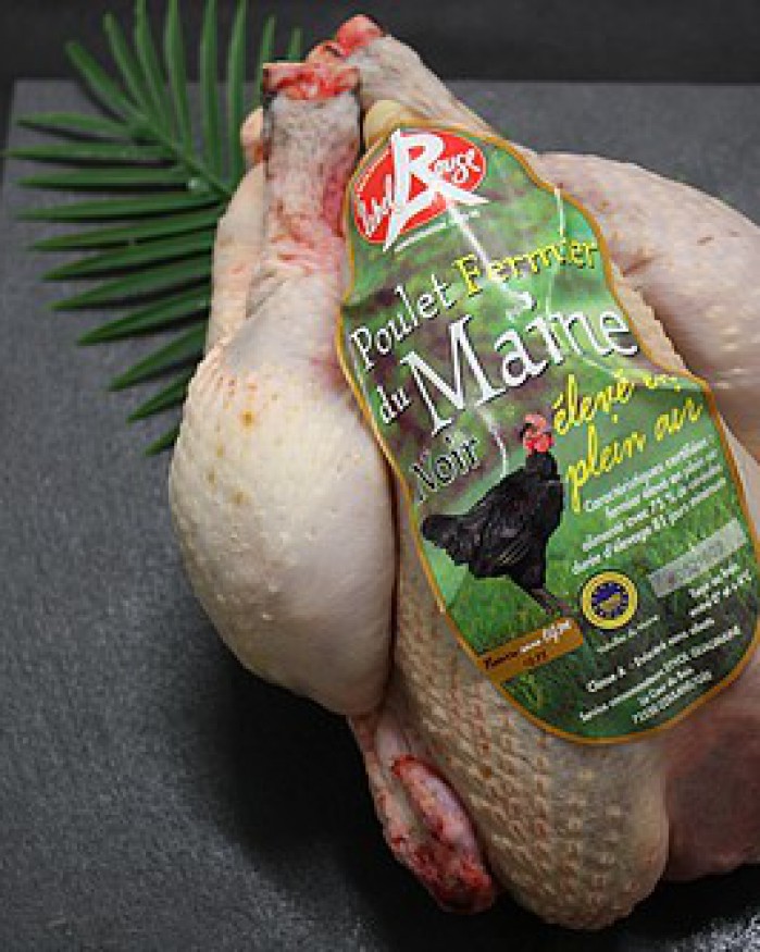 Poulet fermier label rouge supérieur