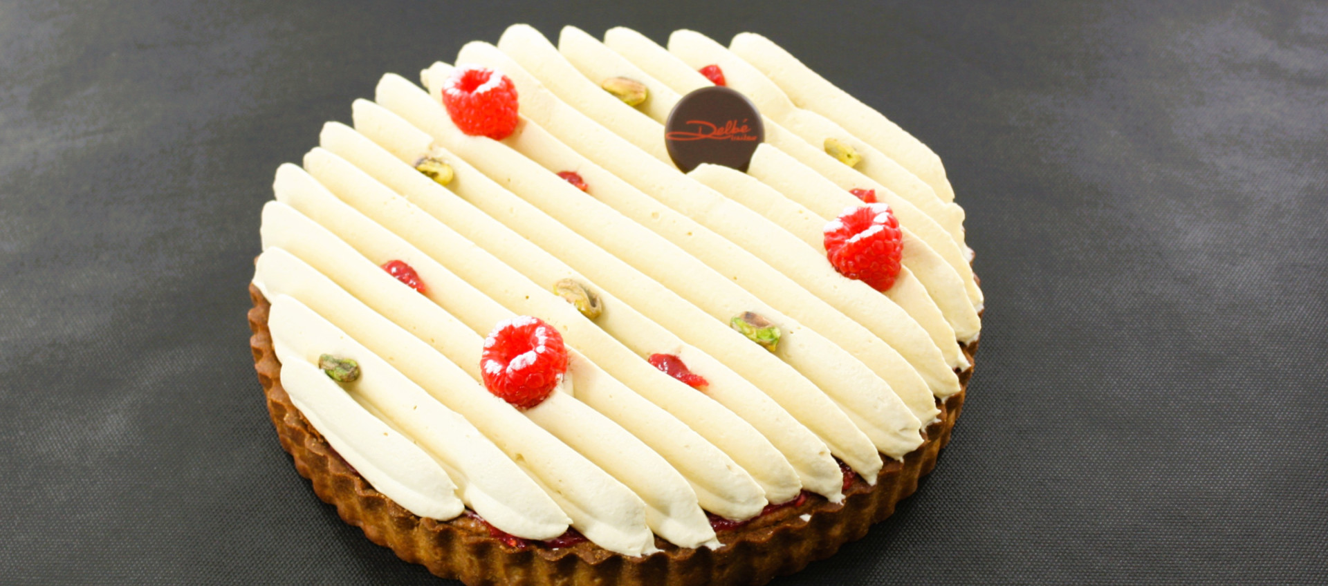 Tarte Pistache framboise